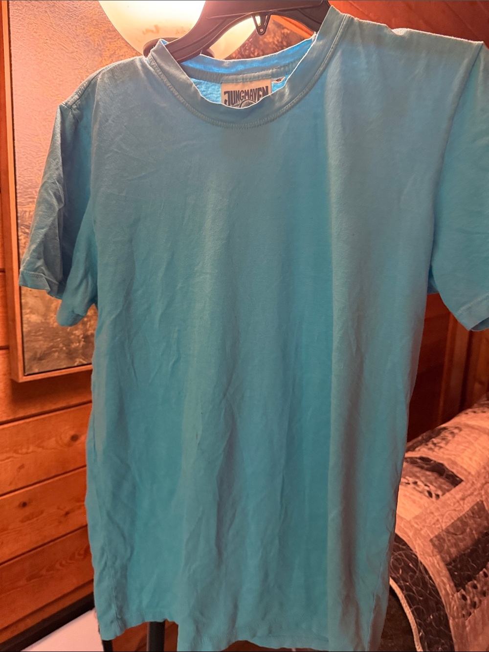 Jungmaven Aqua Crew Neck Short Sleeve Tee